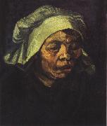 Head of a Peasant Woman with White Cap (nn04), Vincent Van Gogh